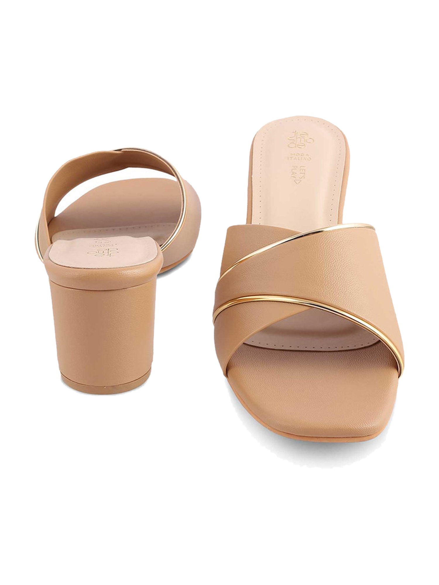 Tresmode Women's Beige Casual Sandals