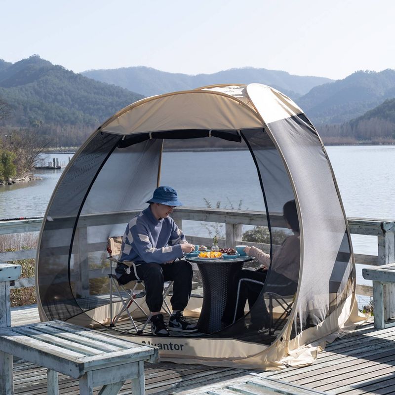6'X6' Outdoor Instant Pop-Up Screened Tent - Alvantor