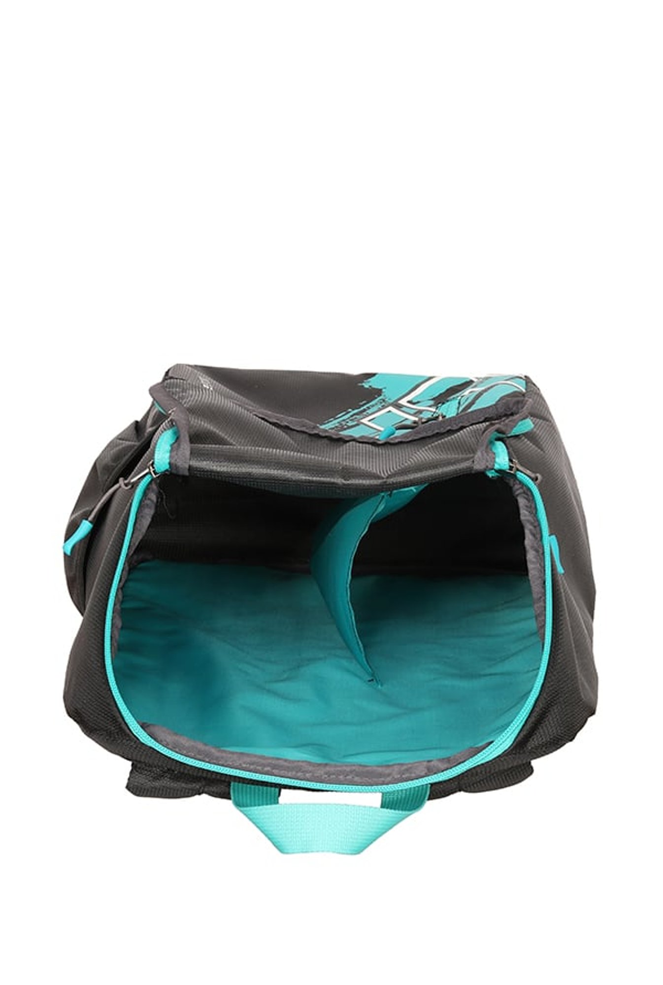 Lavie Clinton Black Printed Polyester Backpack