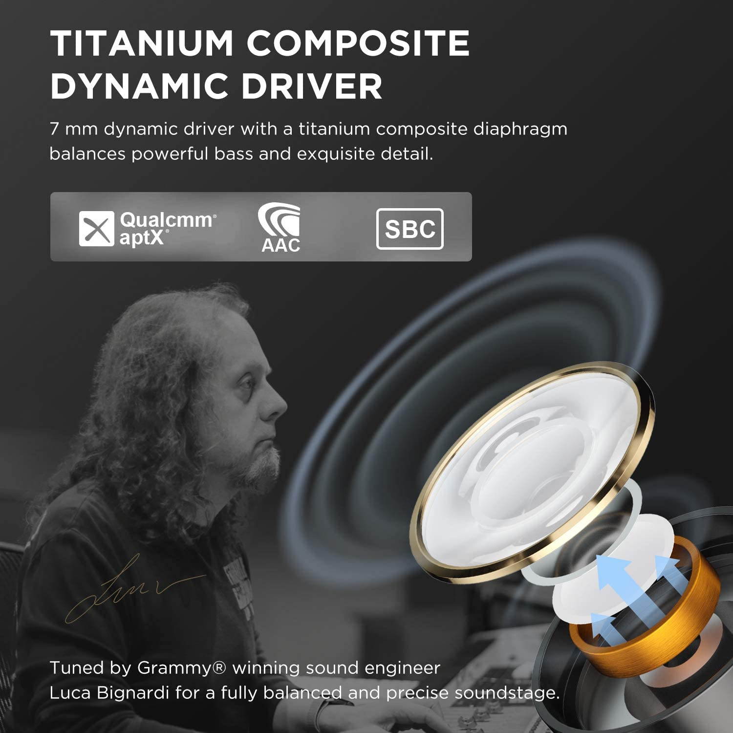 1MORE Stylish True Wireless Earbuds with Charging Case, Bluetooth 5.0, Alternate Pairing Modes in-Ear Headphones, Easy Control, Multiple Colorways, 24-Hour Playtime, Nubia Version, Black