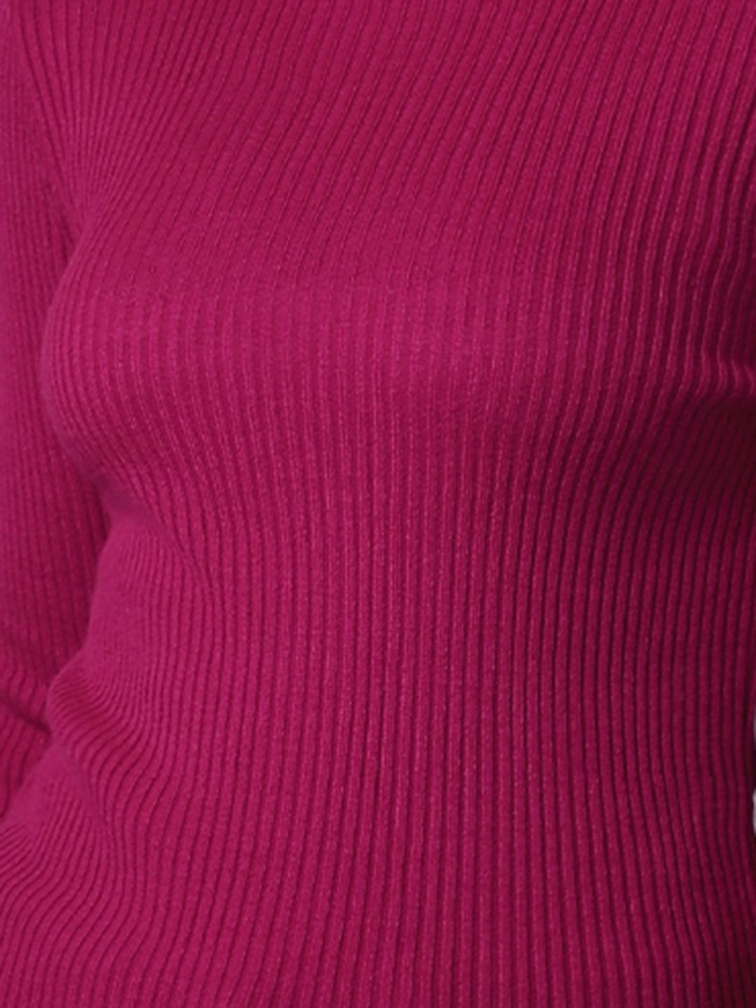 High Star Pink Regular Fit Sweater