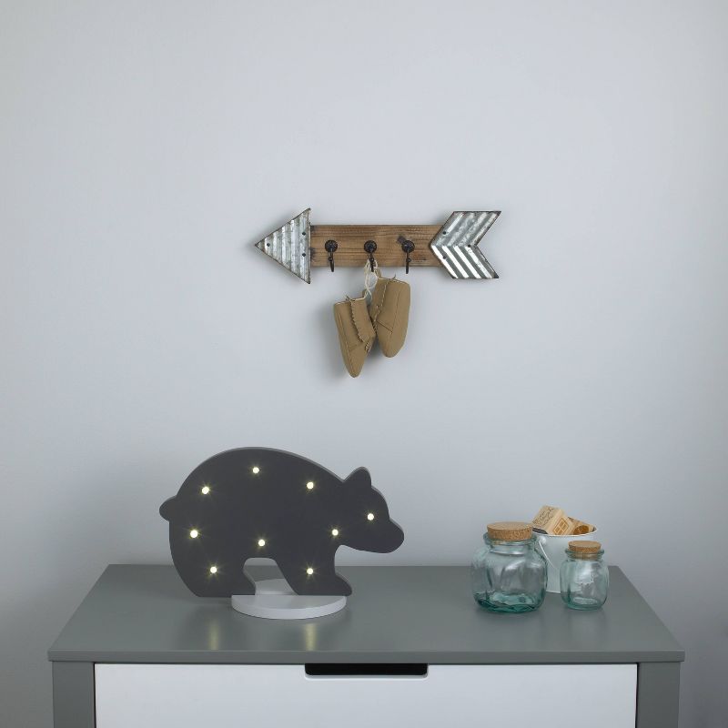 Nojo Bear LED Nightlight Gray