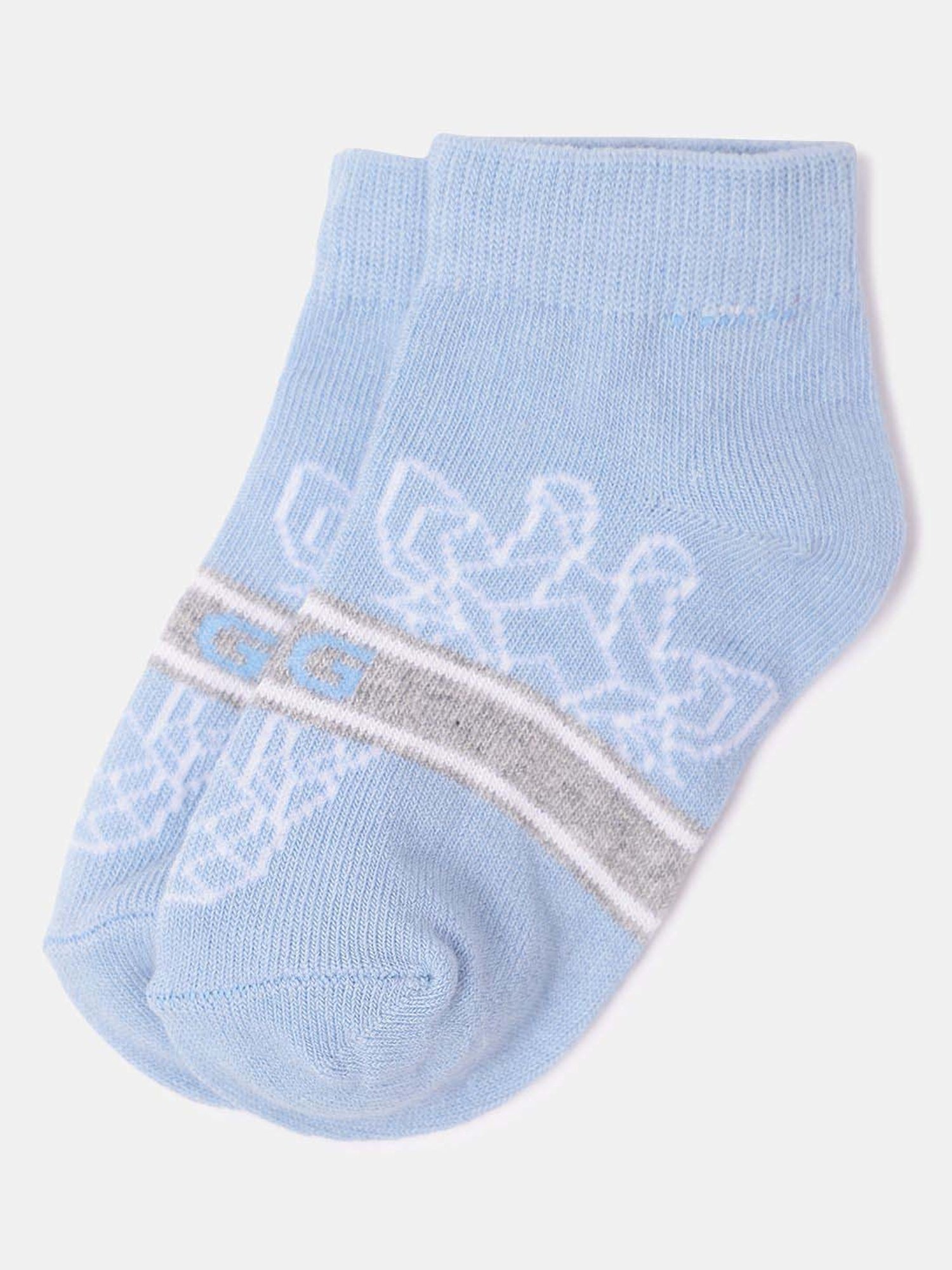 Blue Giraffe Multicolor Cotton Set of 3