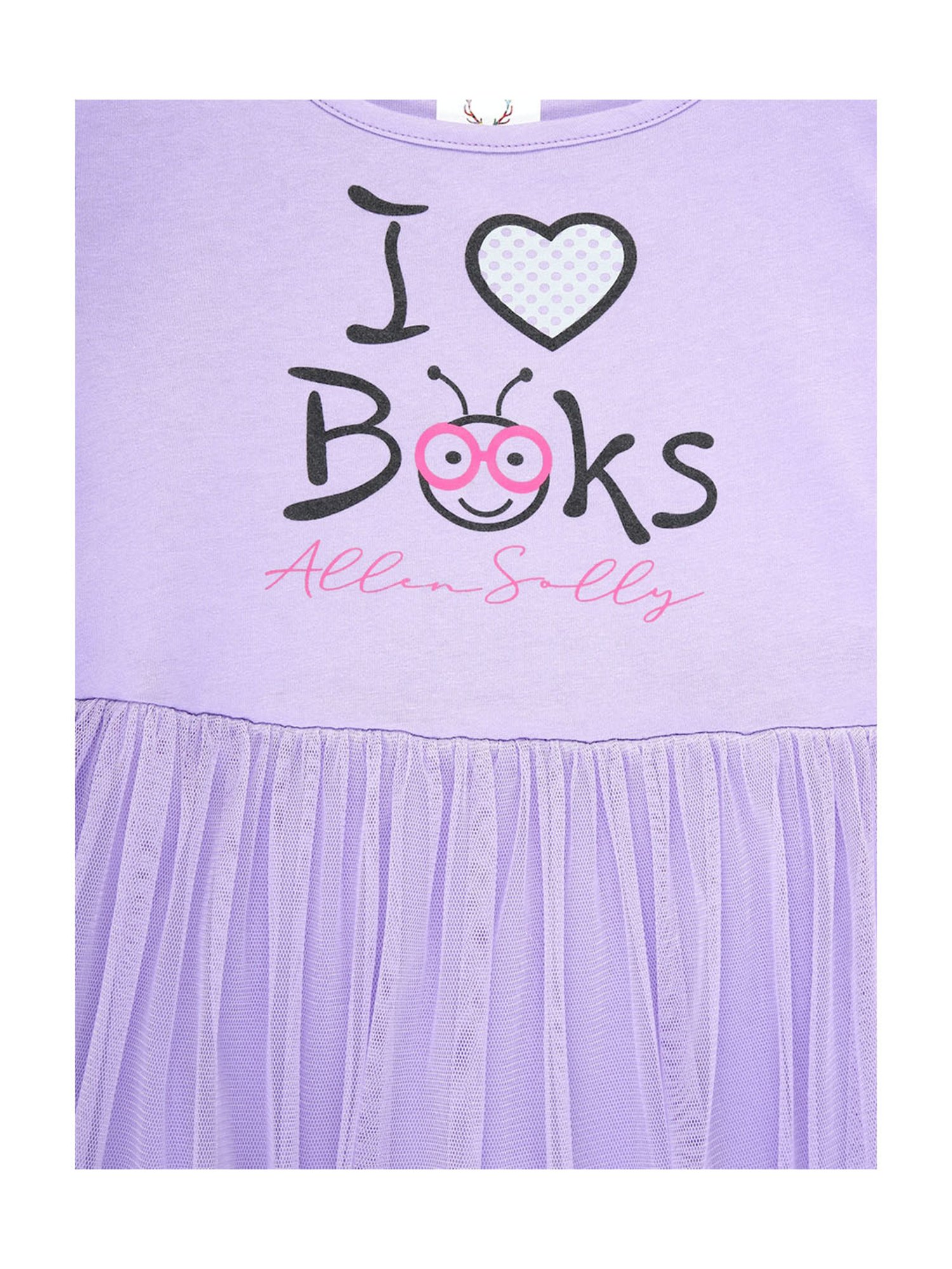 Allen Solly Kids Purple Graphic Print Frock