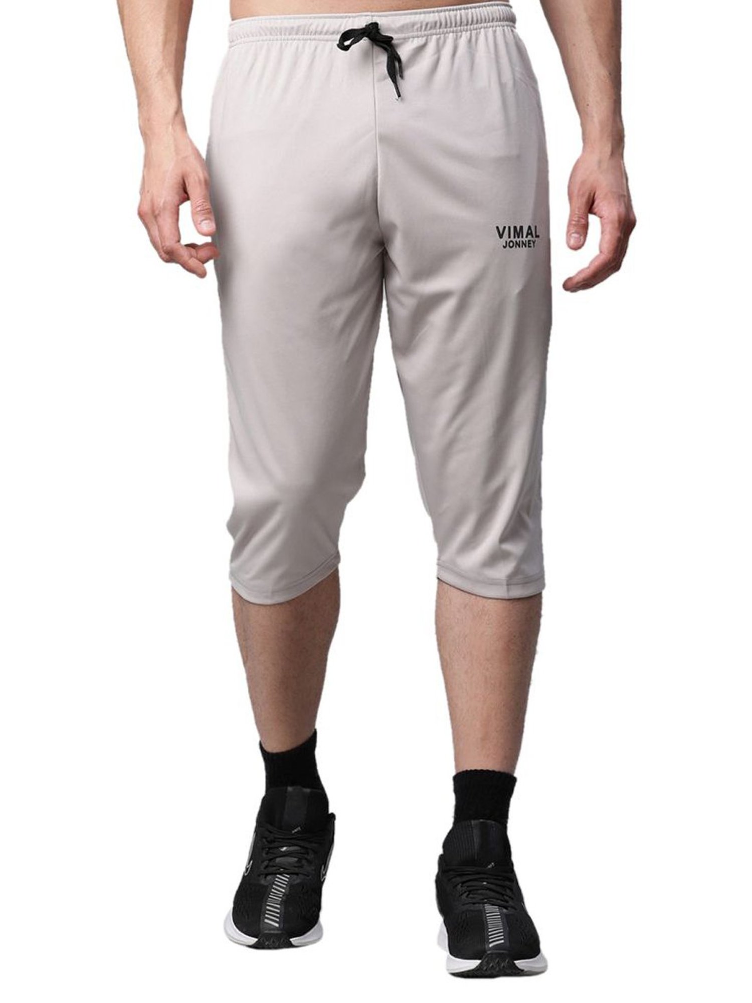 Vimal Jonney Grey Regular Fit Shorts