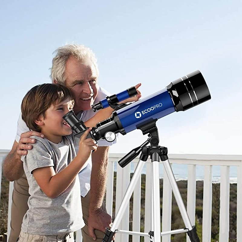 for Kids Beginners Adults 70mm Astronomy Refractor with Adjustable Tripod Perfect Gift for Kids