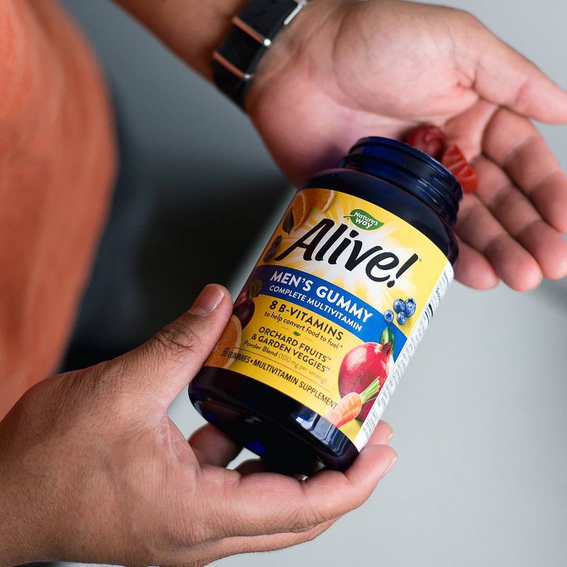 Nature's Way Alive! Men's Gummy Vitamins - Fruit Flavors - 60ct