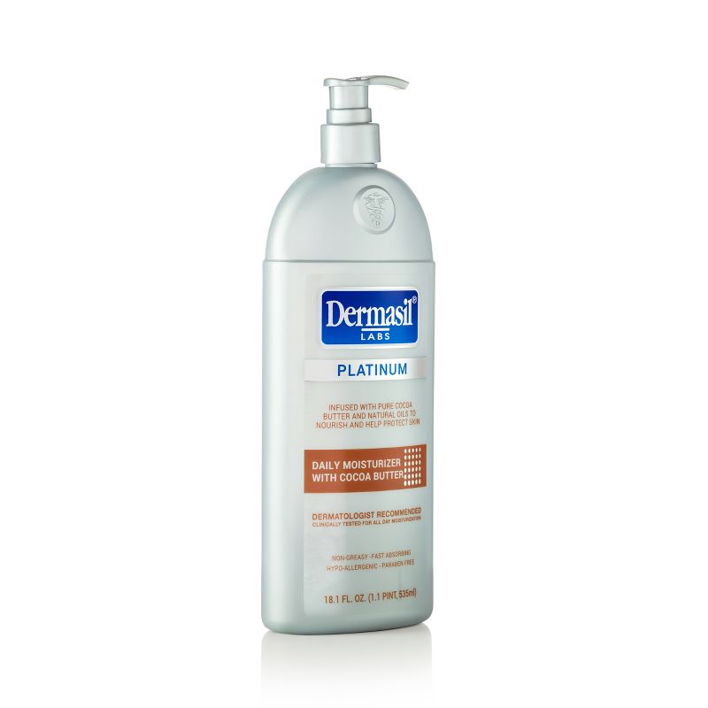 Dermasil Platinum Cocoa Butter All Day Moisturizing Body Lotion - 18.1 fl oz