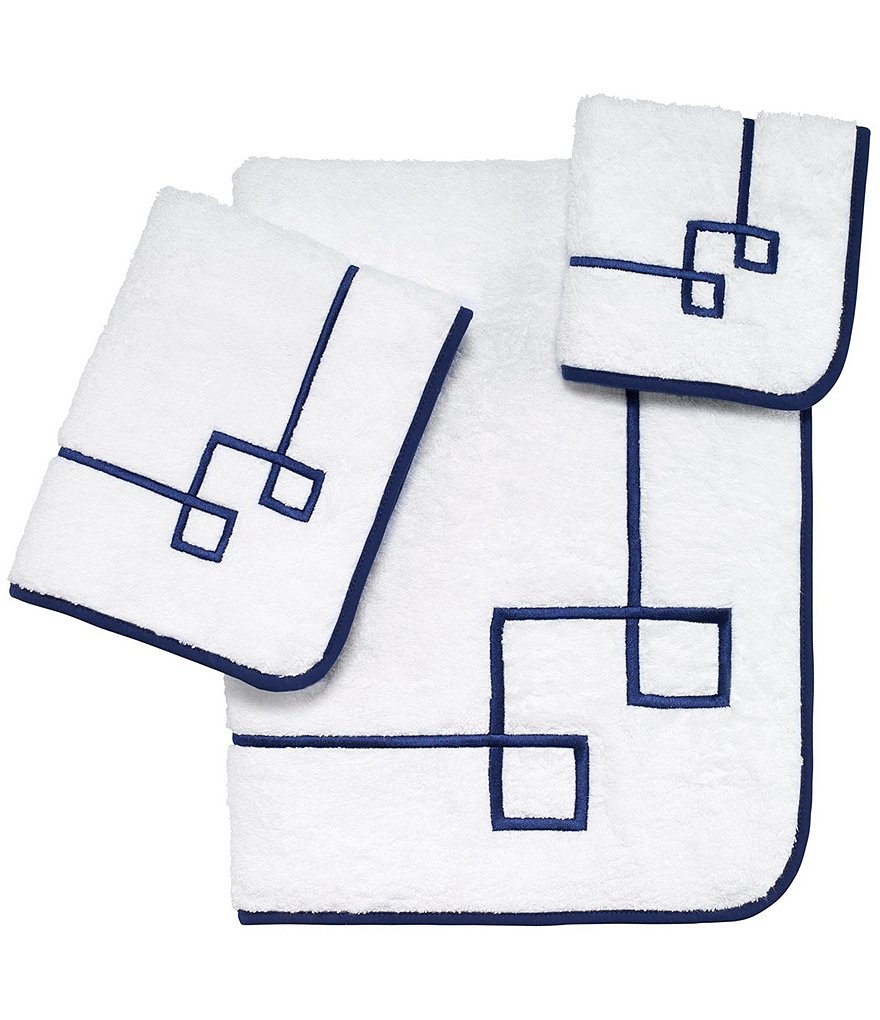 Jonathan Adler Campaign Embroidered Turkish Cotton Bath Towels