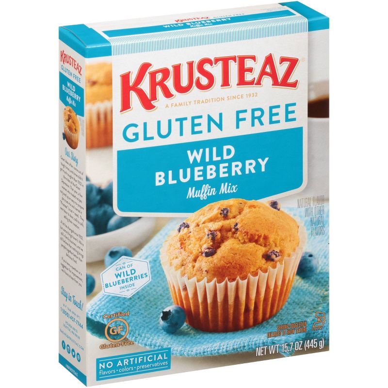 Krusteaz Gluten Free Wild Blueberry Muffin Mix - 15.7oz