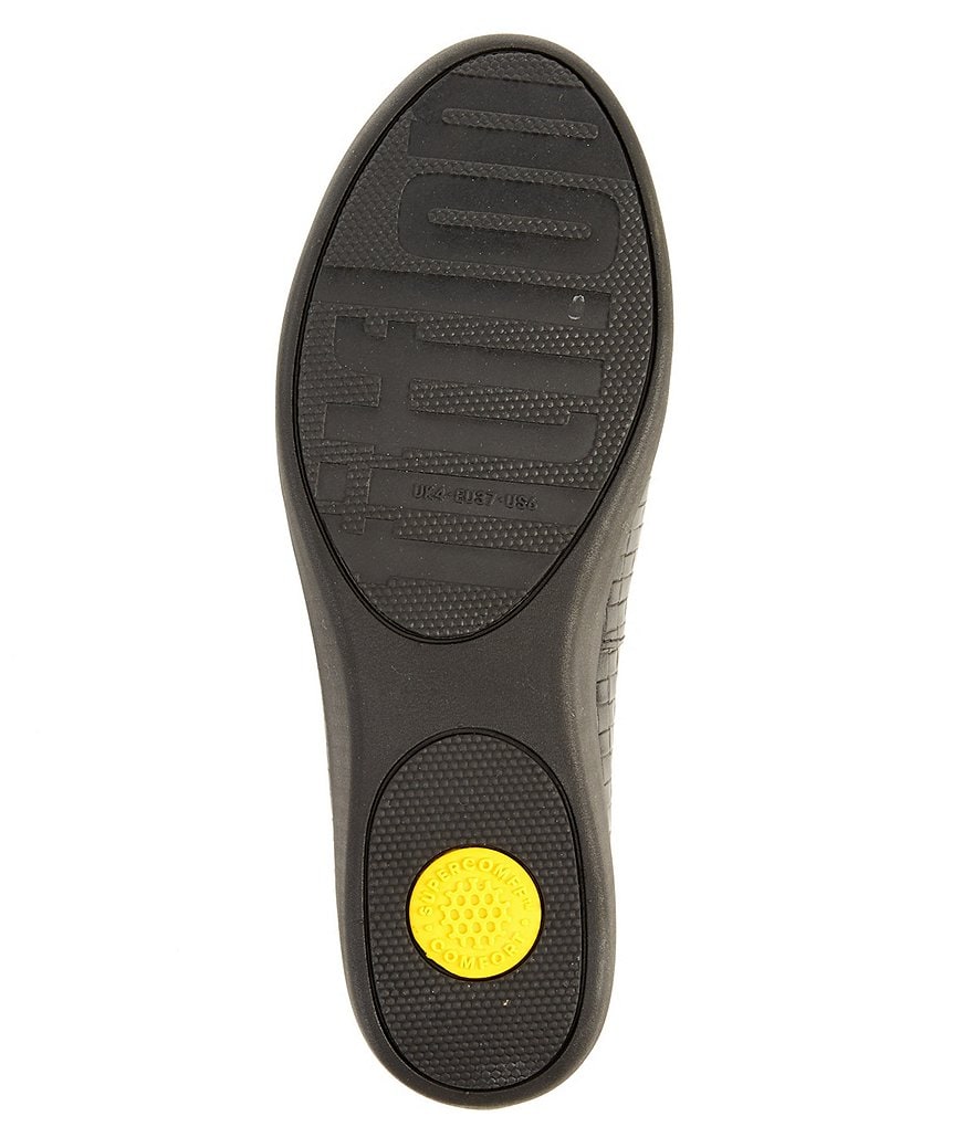 FitFlop Superskate Leather Wedge Sneakers