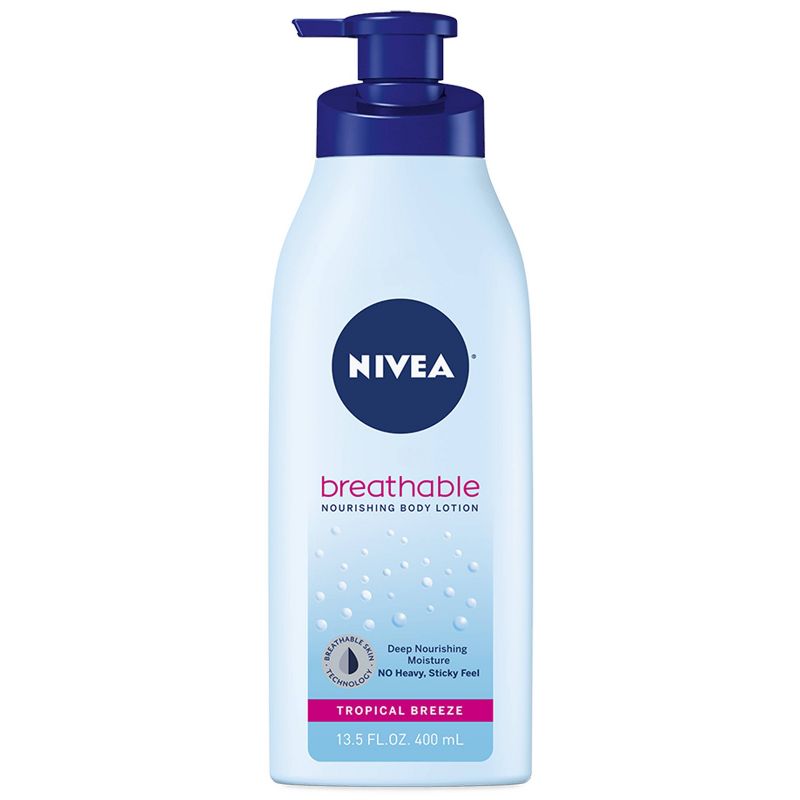 NIVEA Breathable Tropical Breeze Body Lotion - 13.5 fl oz
