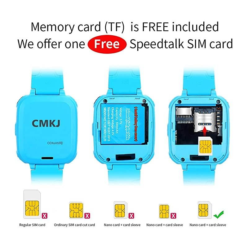 Smartwatch with SIM Card IncludedTwoWay Phone Call Games Camera Music Player 154 inch Touch Screen Boys GirlsChildren Birthday Gift