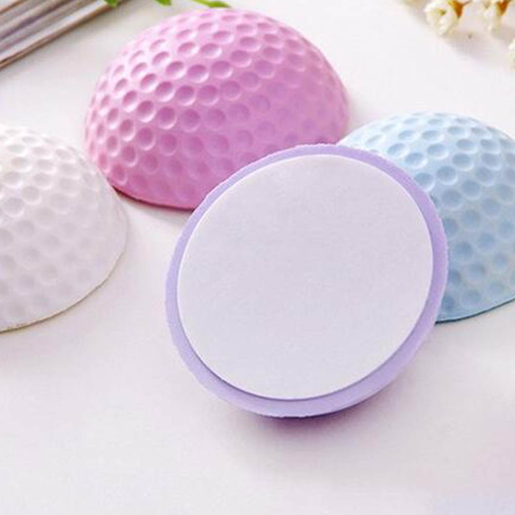 18Pcs Wall Protectors Fashion Self-adhesive Bumper Guard Round Door Stoppers(White)