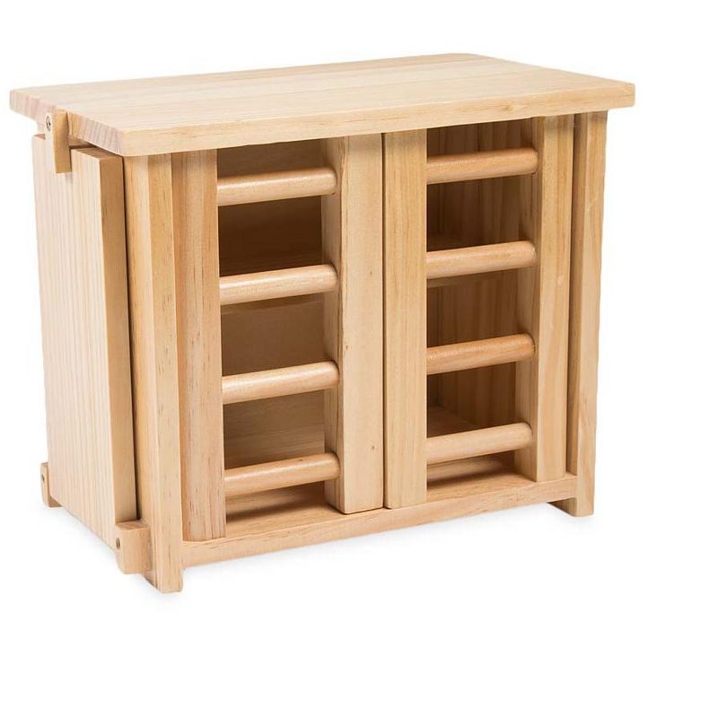 Magic Cabin - Wooden Chicken Coop and Felt Chickens Play Set Special for Kids