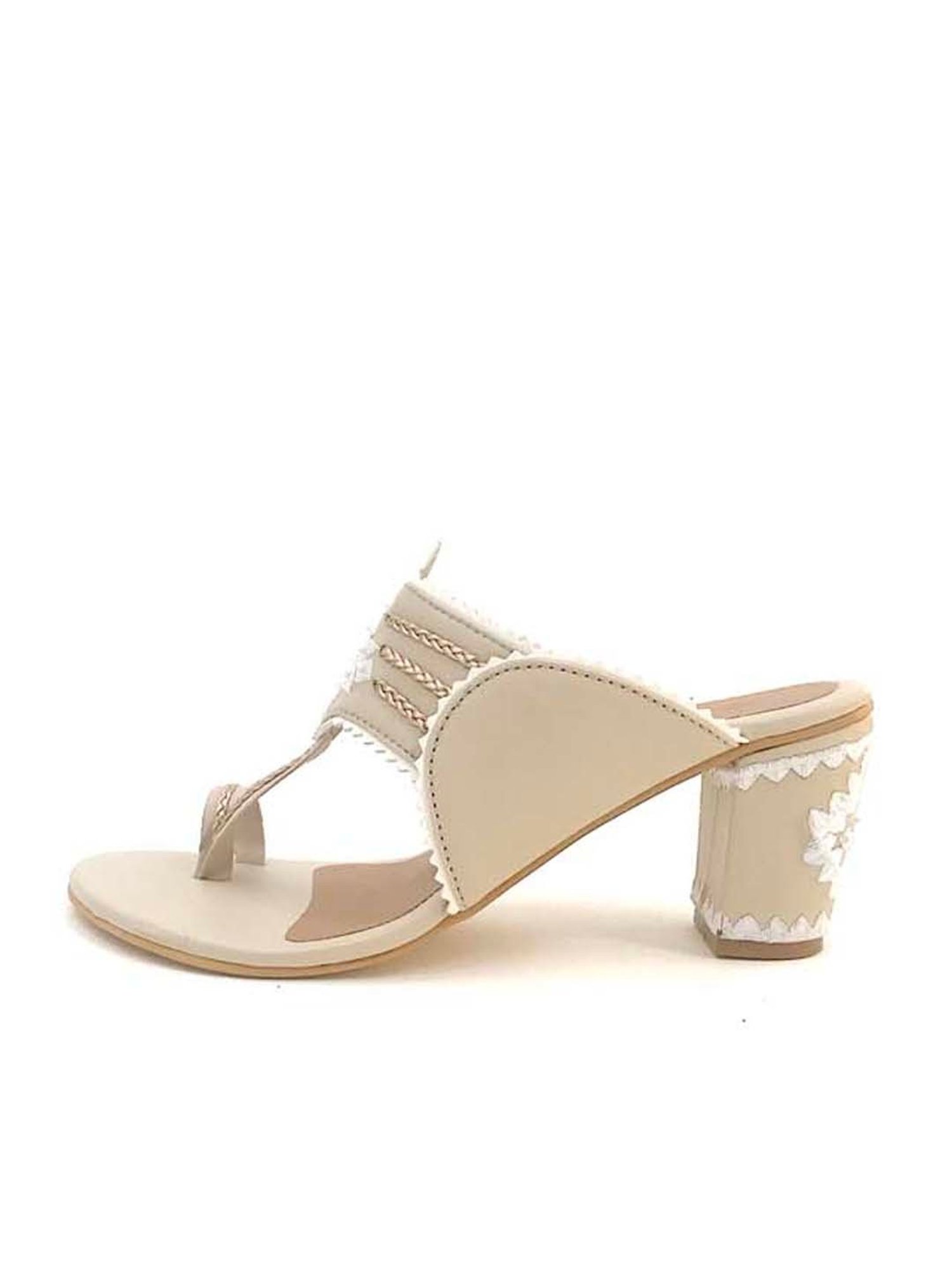 Sole House Women's Taupe Toe Ring Sandals