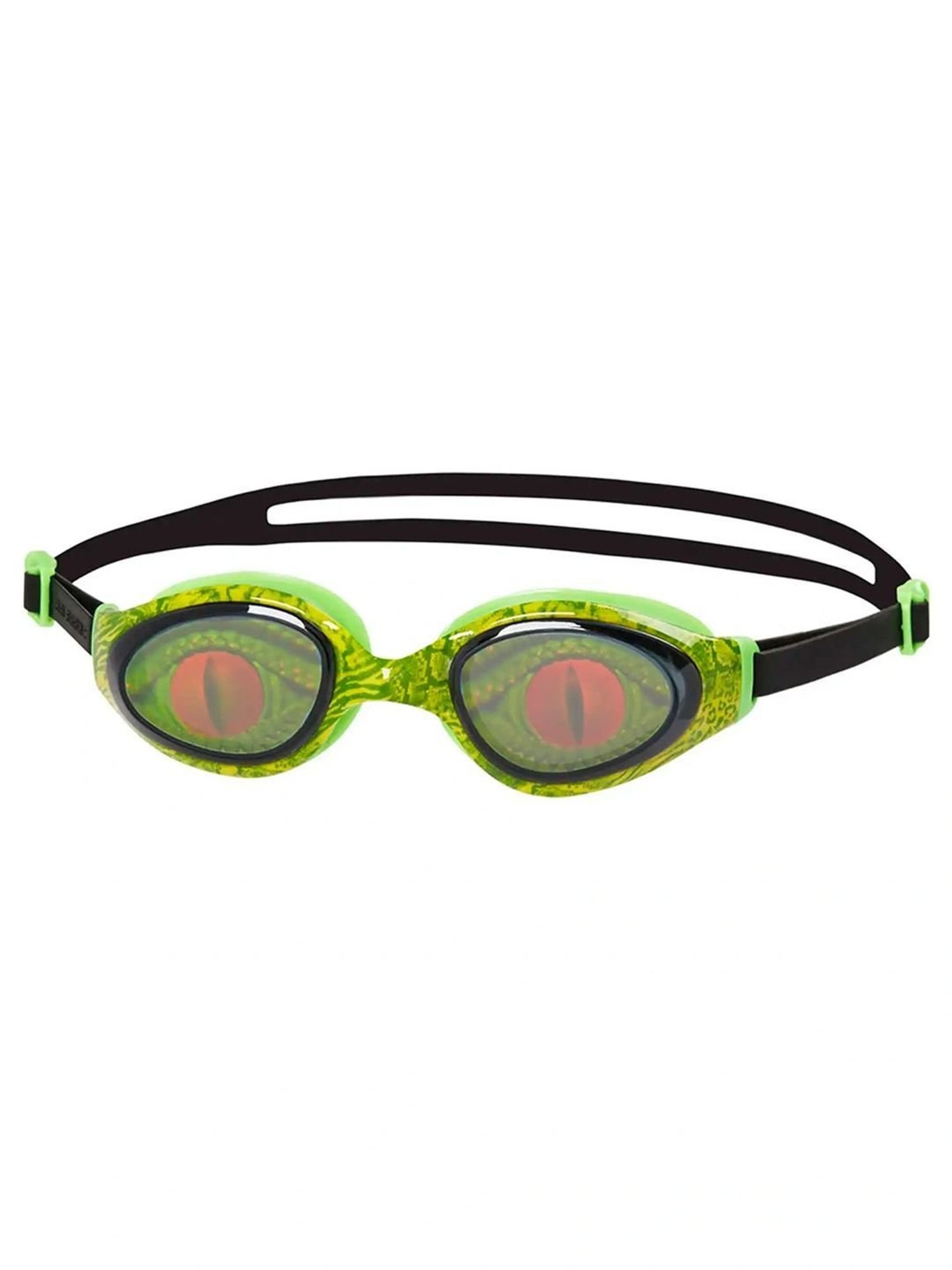 Speedo Unisex Junior Holowonder Smoke-Lens Goggles (Green & Black)