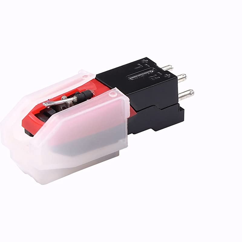 Record Player Cartridge Replacement with 3pcs Ceramic Needle Stylus for LP Phonograph Record Player