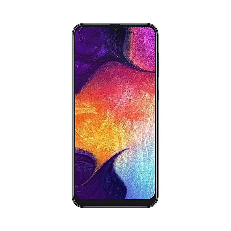 Galaxy A50 SM-A505G 128GB, Dual Sim, 6.4" Infinity-U Display, Triple Camera, 4GB RAM, GSM Unlocked International Model, No Warranty (Black)