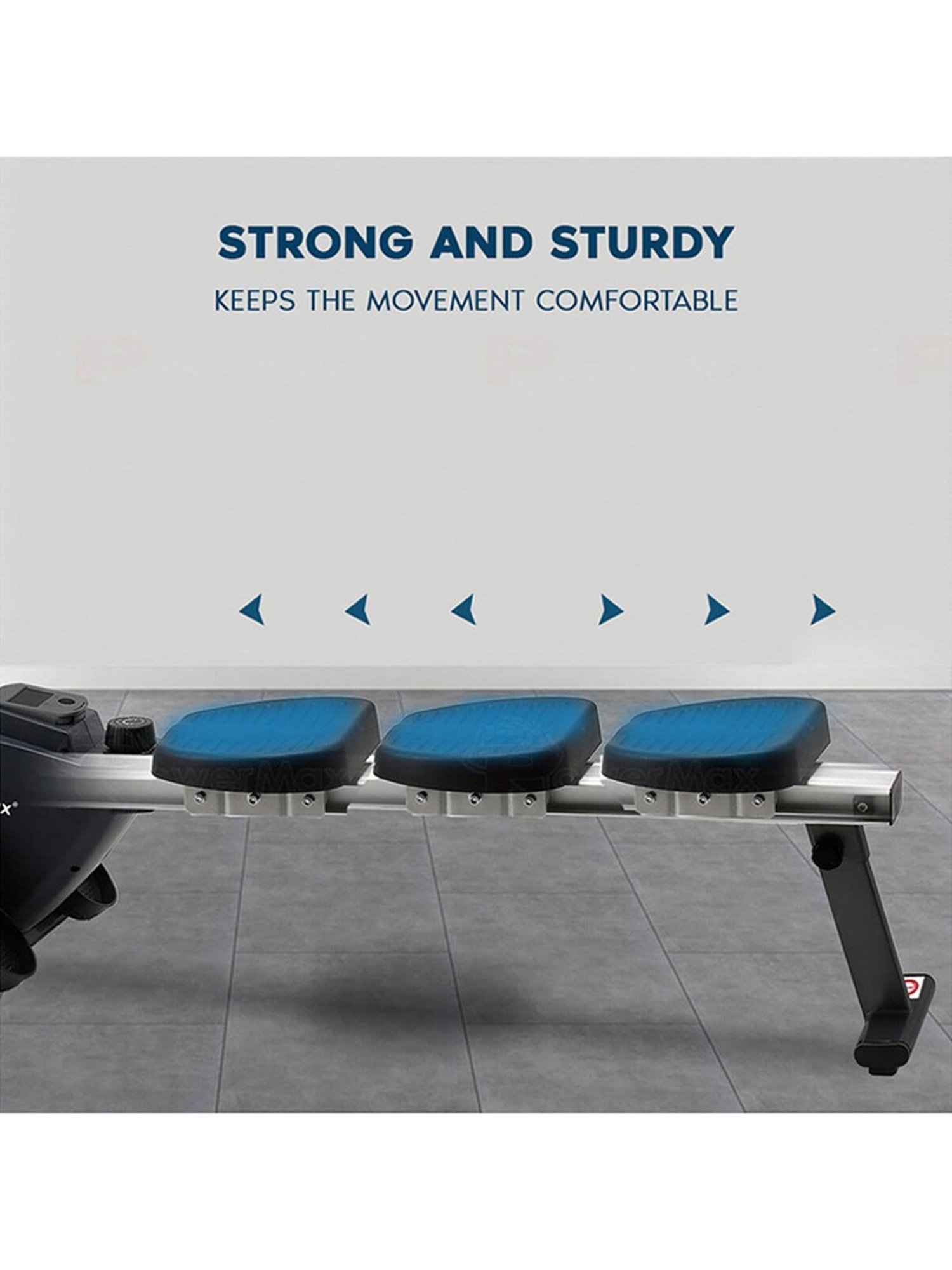 PowerMax Fitness RH-200 Rowing Machine (Black)