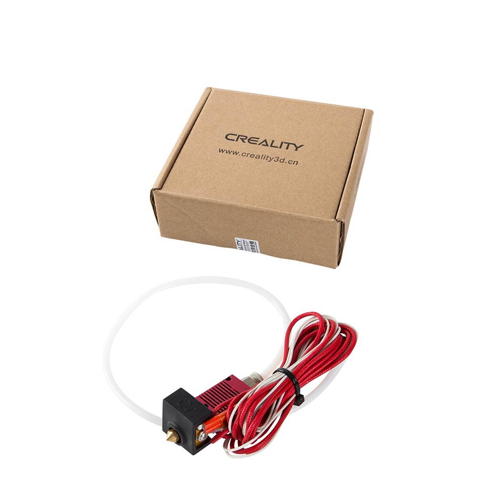 Creality 3D Original MK8 Assembled Extruder Hot End Kit with Aluminum Heating Block 0.4mm Nozzle for Ender-3/Ender-3s/Ender-3 pro 3D printer