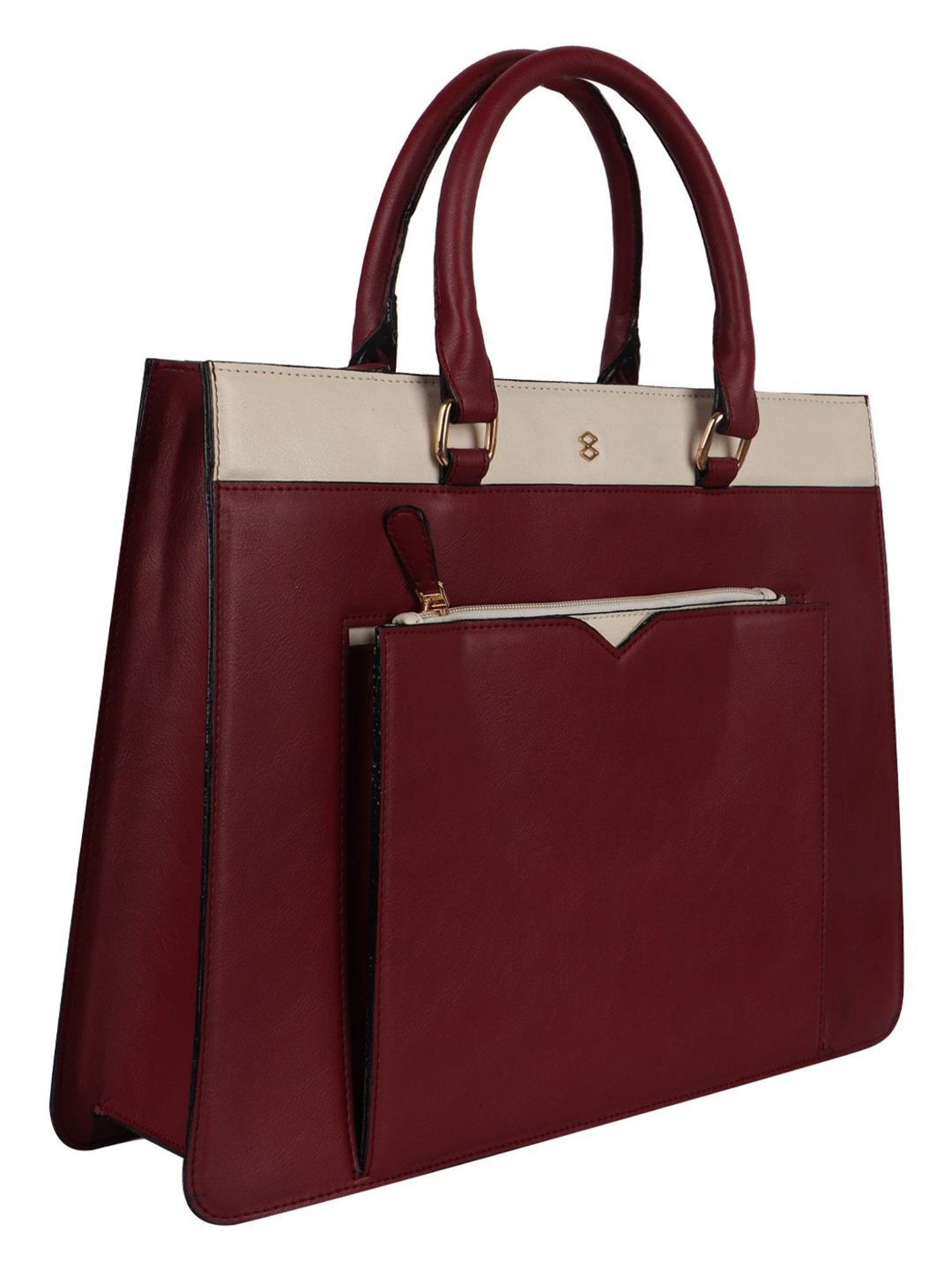 Horra Maroon Large Laptop Handbag