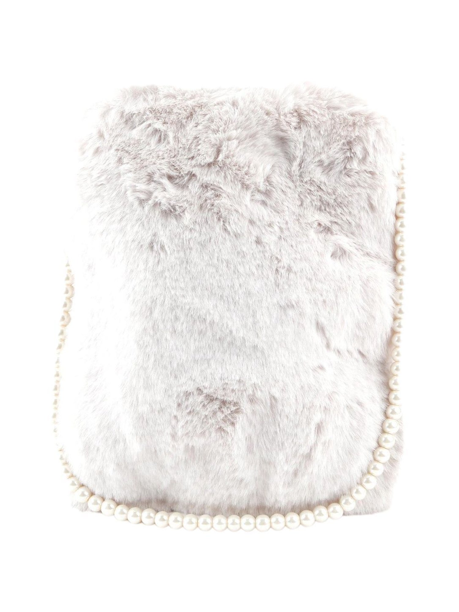 Odette White Embellished Sling Handbag