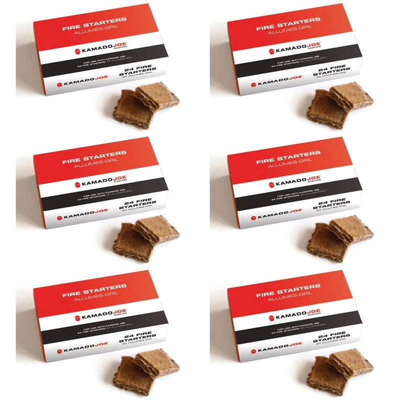 Kamado Joe Chemical Free Odorless Outdoor Grill Fire Starter Cube (144 Pack)