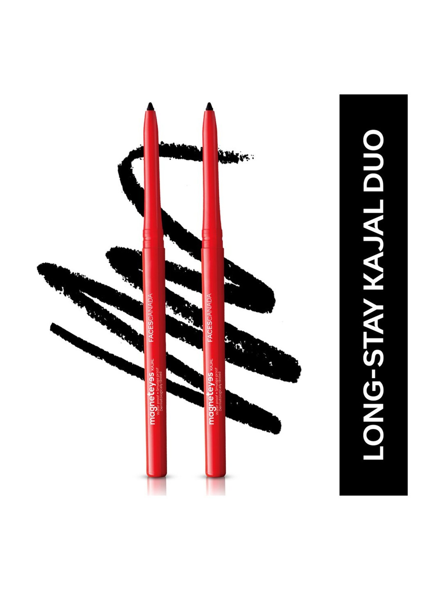 Faces Canada Magneteyes Kajal Black - Pack of 2