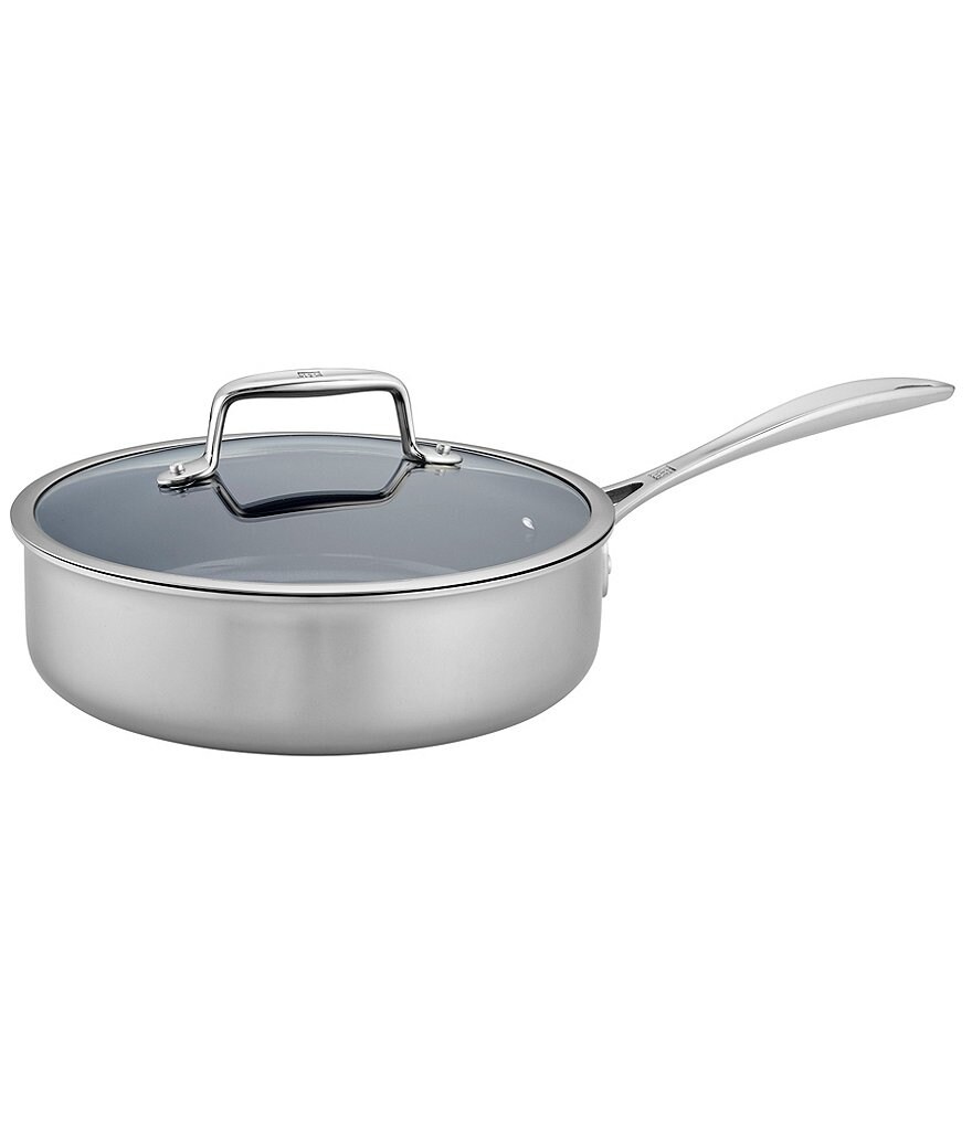 Zwilling Clad CFX 3-qt Stainless Steel Ceramic Nonstick Saute Pan