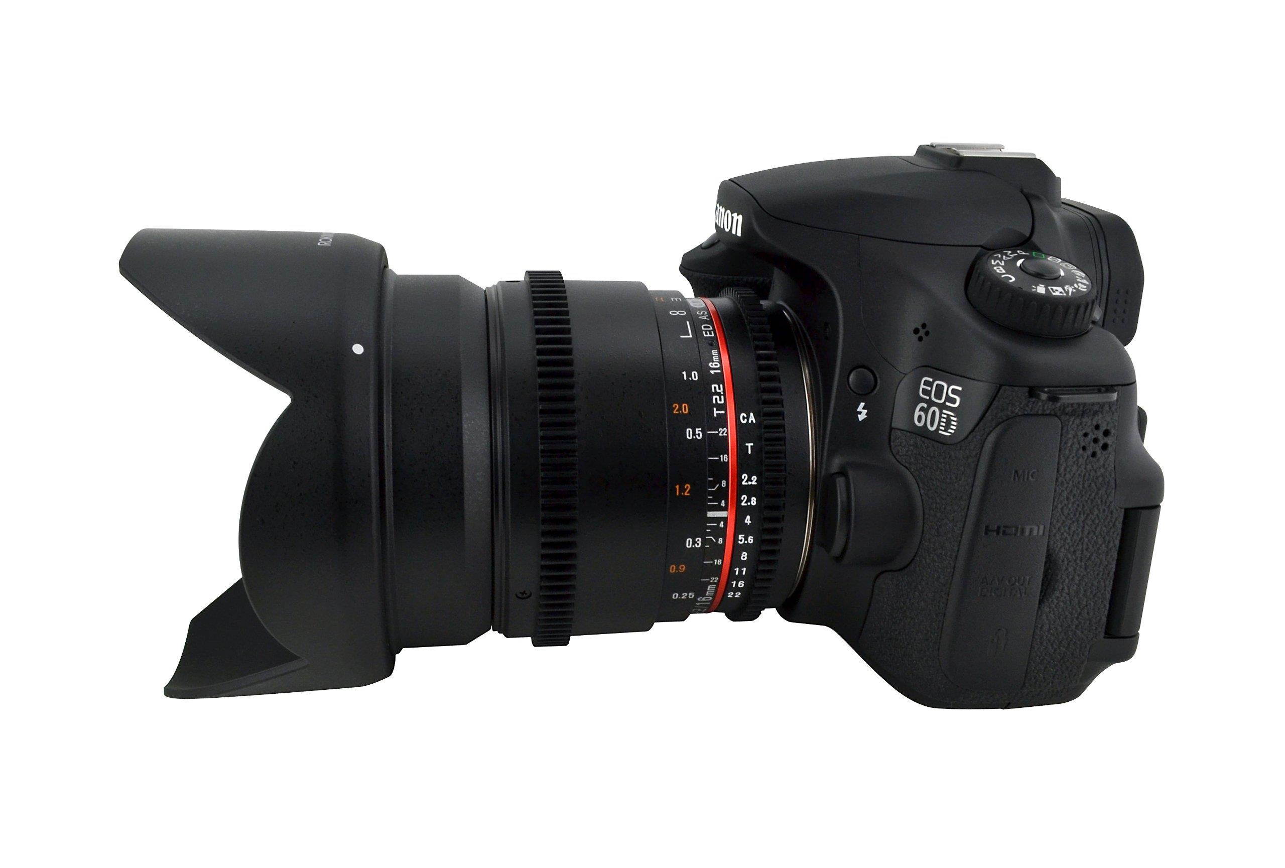 Rokinon 16mm T2.2 Wide Angle Cine Lens for Micro Four Thirds #CV16M-MFT