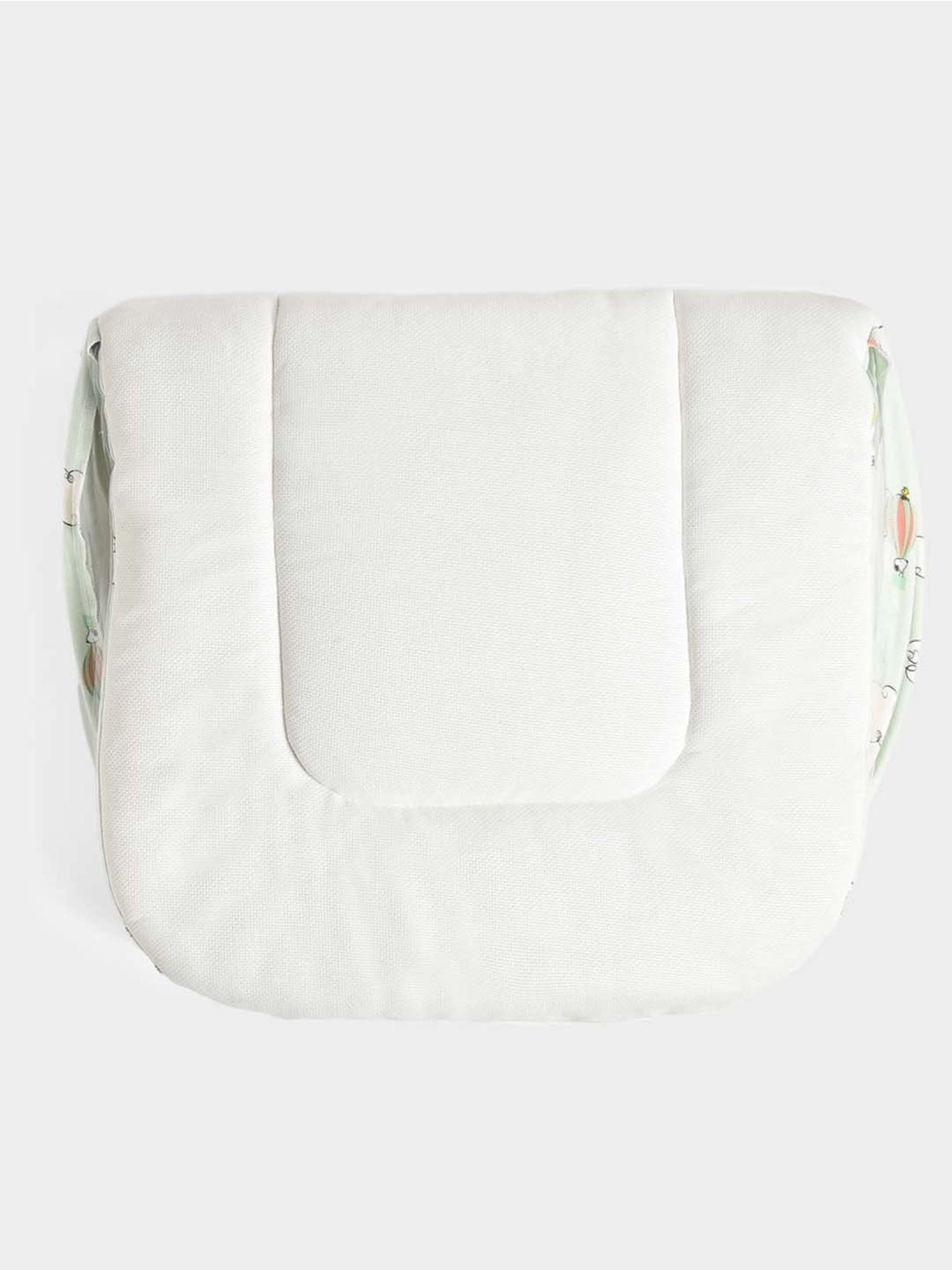 MiArcus Peanuts Snoopy Green Cotton Mattress Set With Mosquito Net and Pillow