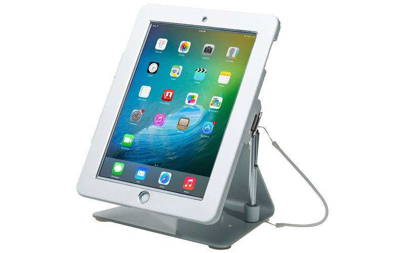 CTA Digital Desk Mount for iPad, iPad Air, iPad Pro - White - 9.7" Screen Support