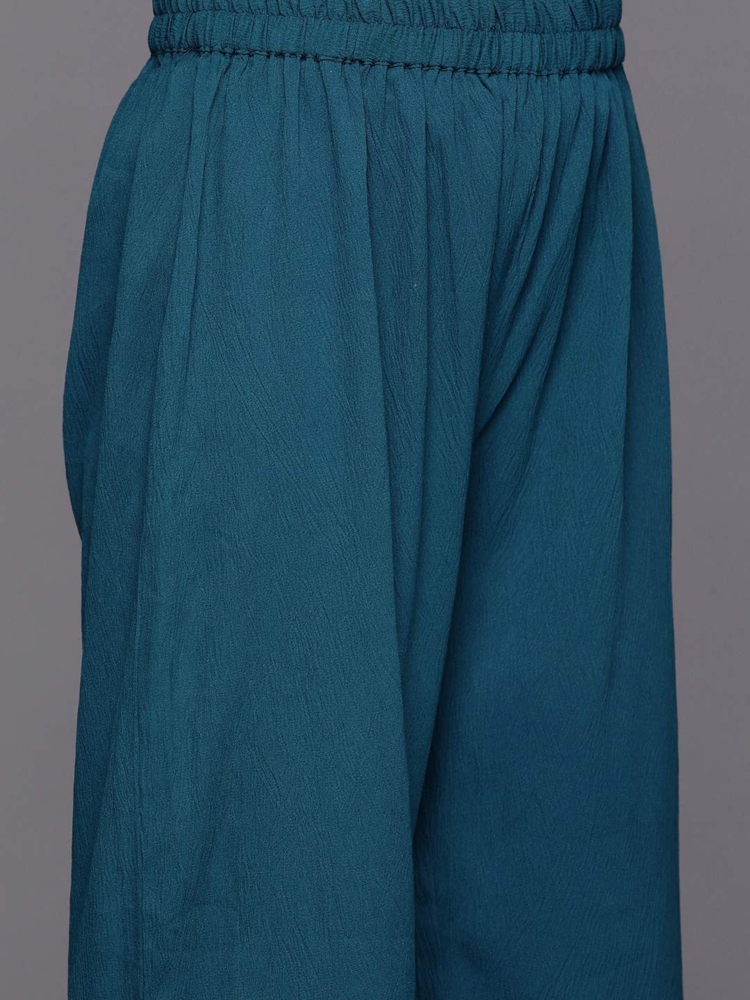 Varanga Blue Kurta Pant Set With Dupatta