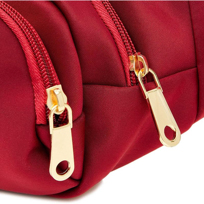 Plus Size Red Fanny Pack, Expand to 5XL