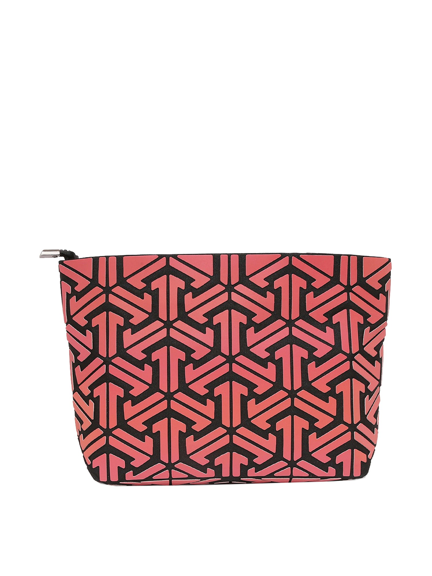 Baomi Peach Textured Medium Sling Handbag