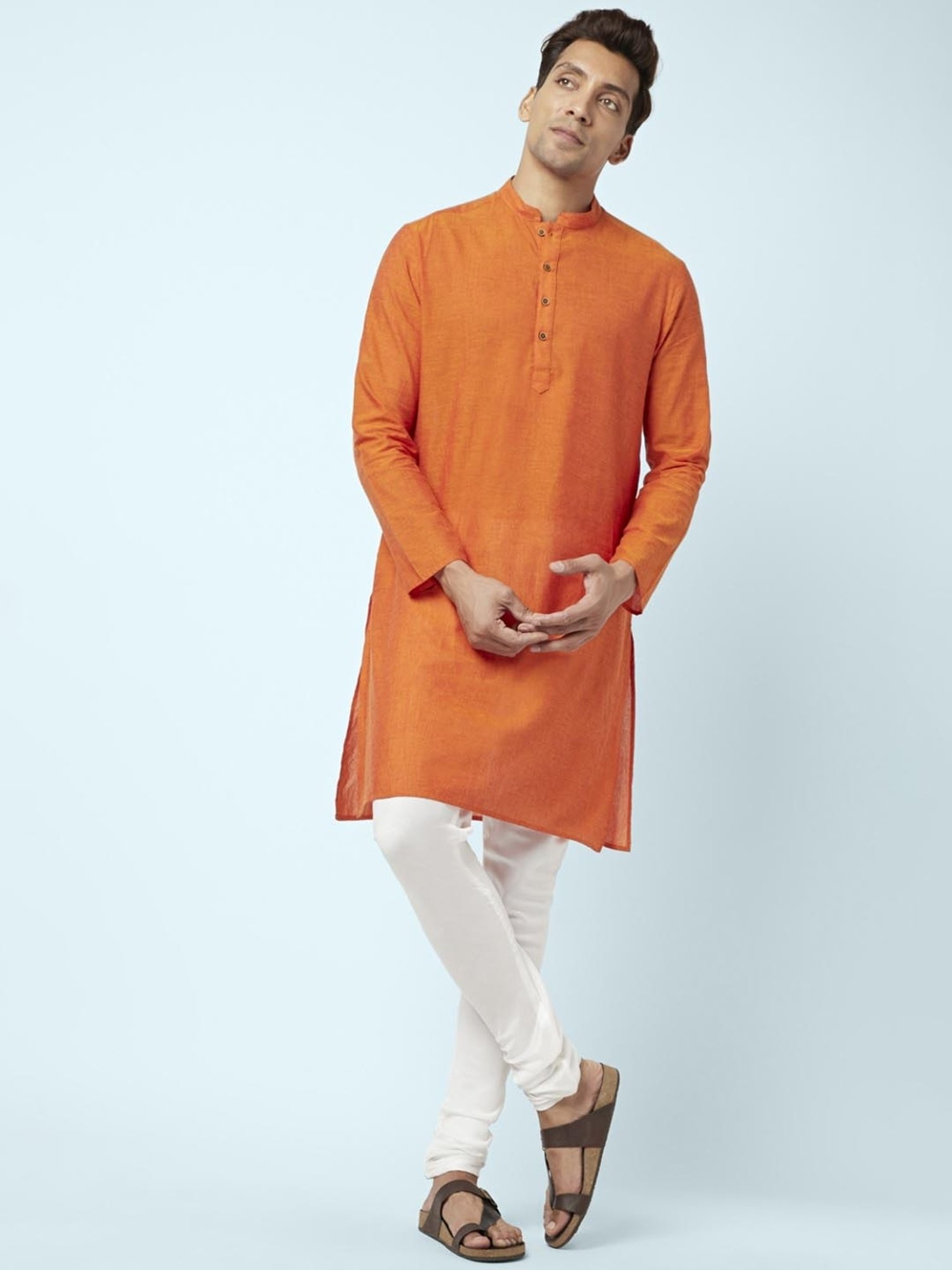 Manthan Fawn Regular Fit Churidars