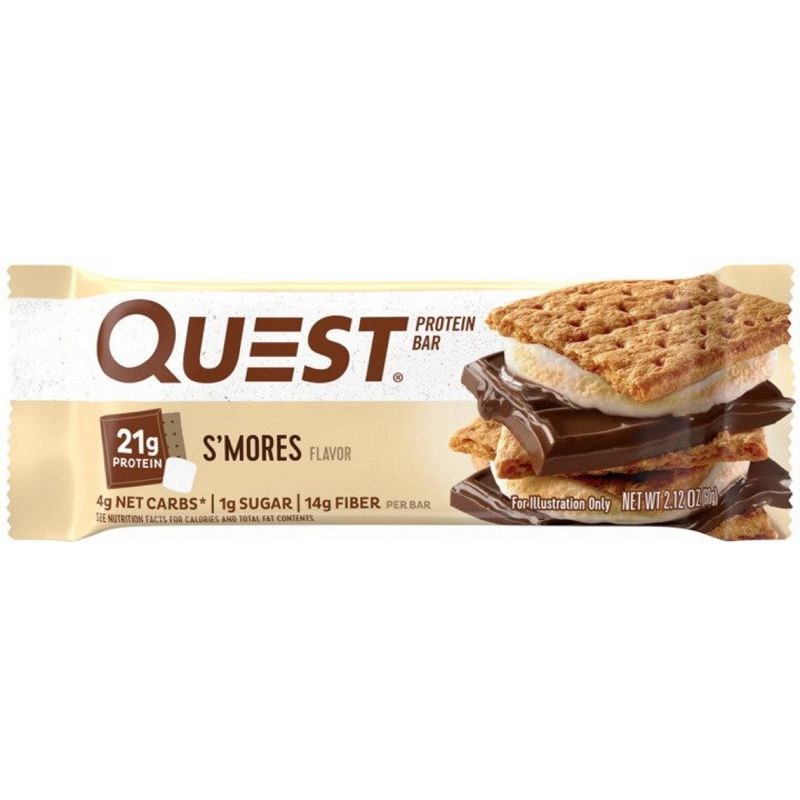 Quest S'Mores Protein Bar - 8ct/16.96oz Total