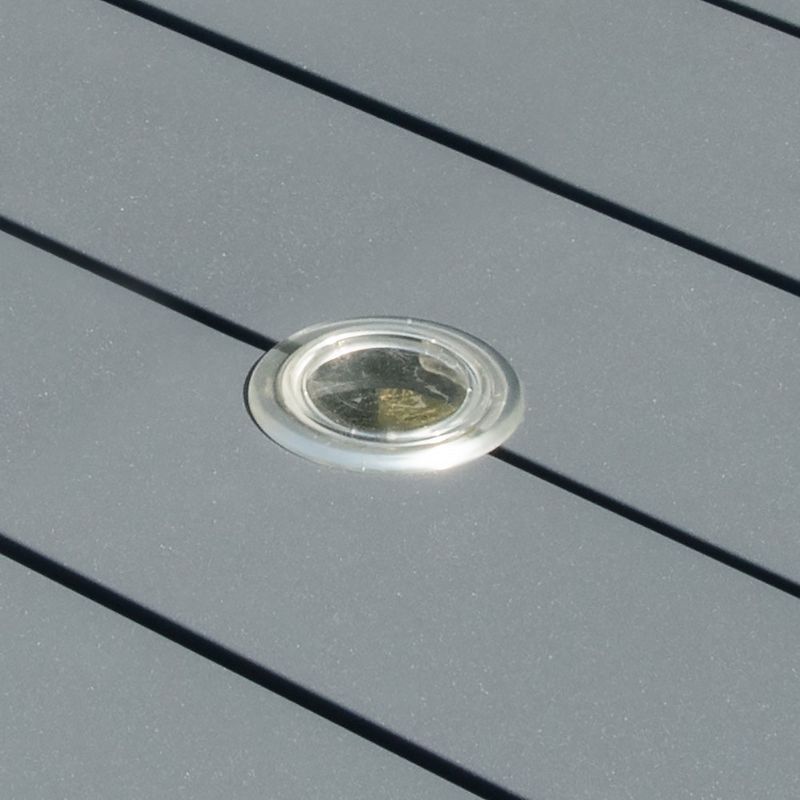 Vivere Banquet Deluxe 5ft Aluminum Picnic Table - Grey Color