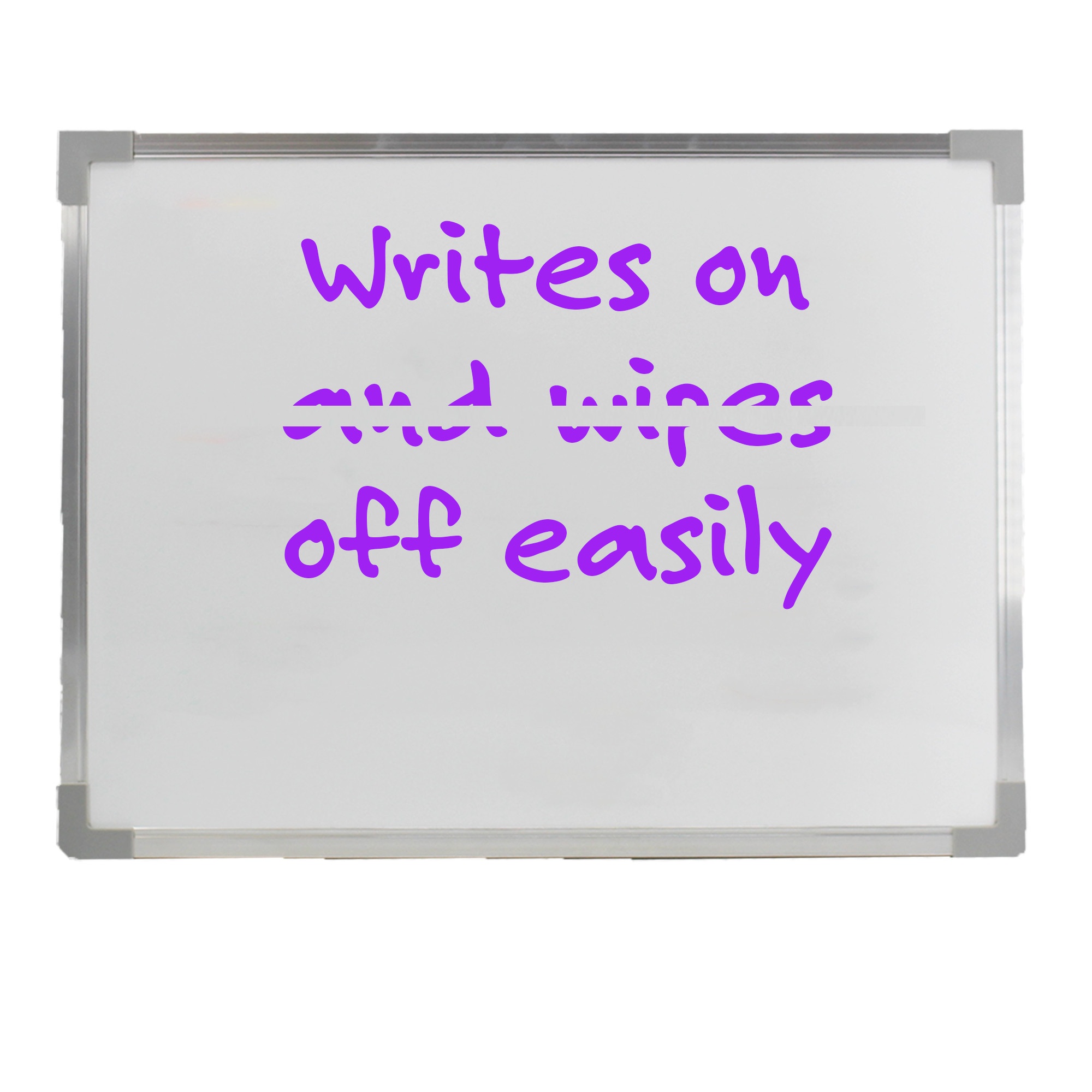 Flipside Products 18" x 24" Aluminum Framed White Dry Erase Board for Home, School and Office