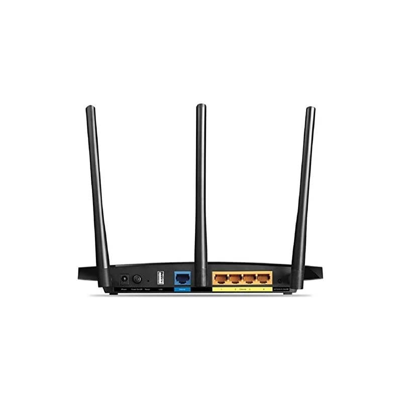 AC1200 Gigabit Smart WiFi Router - 5GHz Gigabit Dual Band Wireless Internet Router, Supports Guest WiFi, Black
