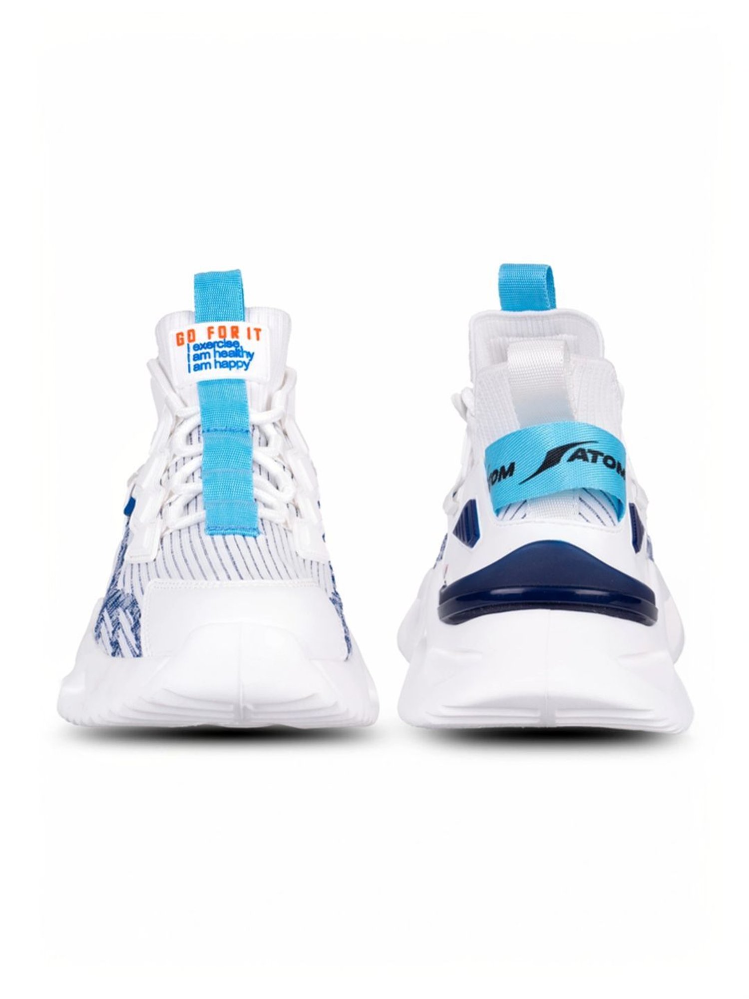 Atom Men's White Running Shoes
