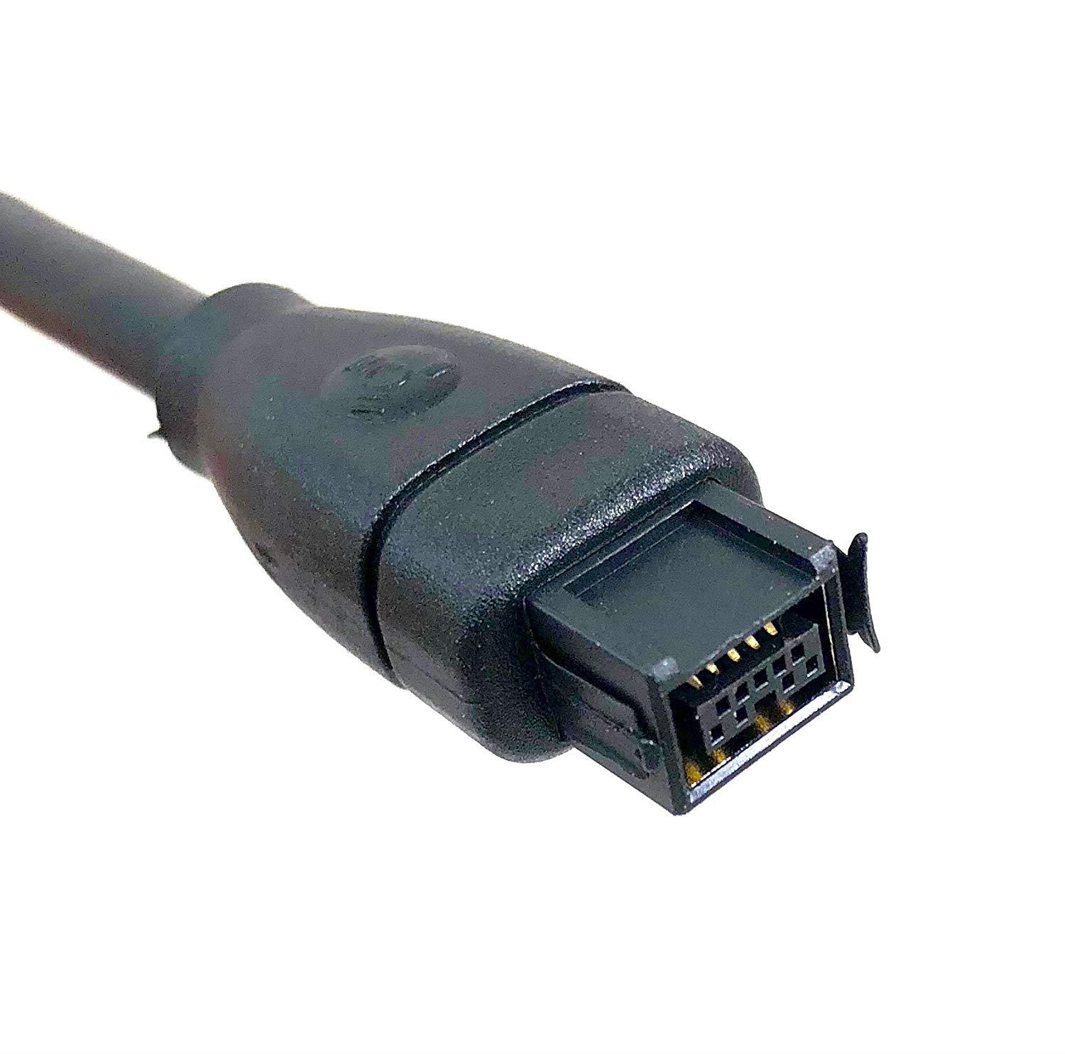 Micro Connectors, Inc. 10 feet Firewire IEEE 1394 9 Pin to 6 Pin Cable (E07-239)