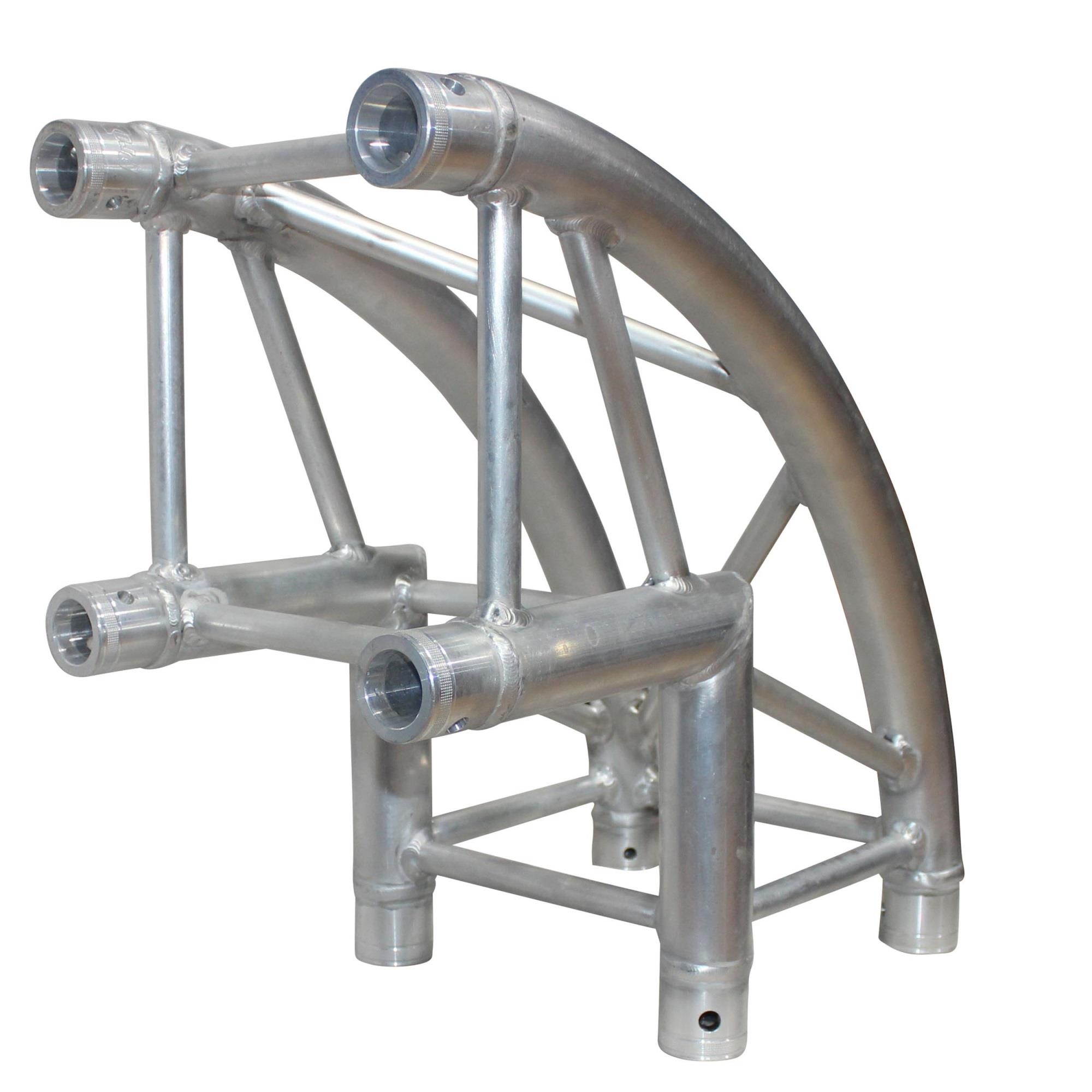 Square Truss Corner 2 Way 90 Degree Round