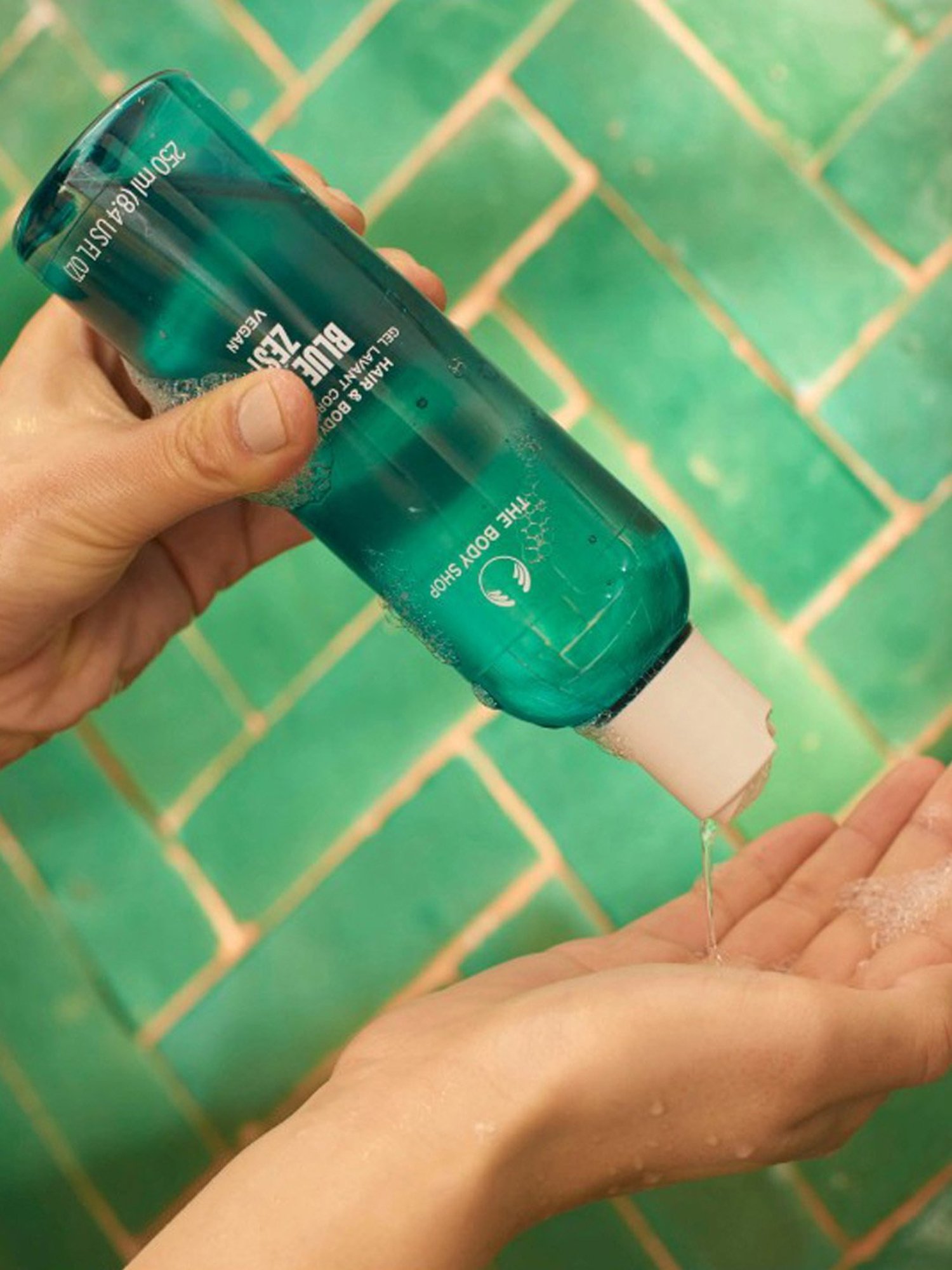 The Body Shop Blue Musk Zest Hair & Body Wash - 250 ml