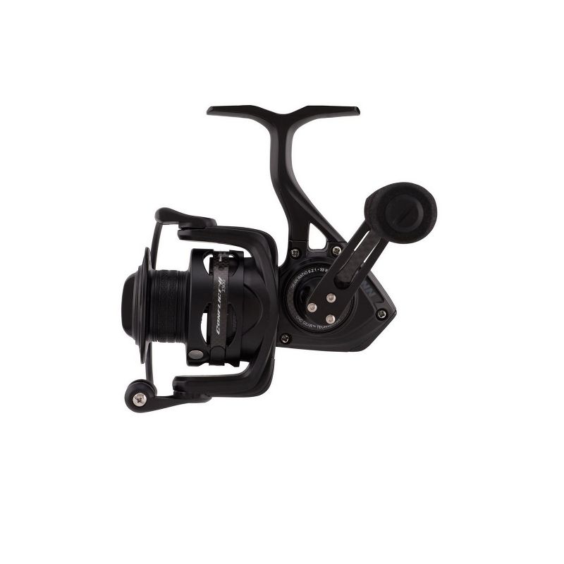 Penn CFTII2500 Conflict II Right Handed Long Cast Spinning Fishing Reel with Rigid Resin RR30 Body and Rotor, and CNC Gear System, Black