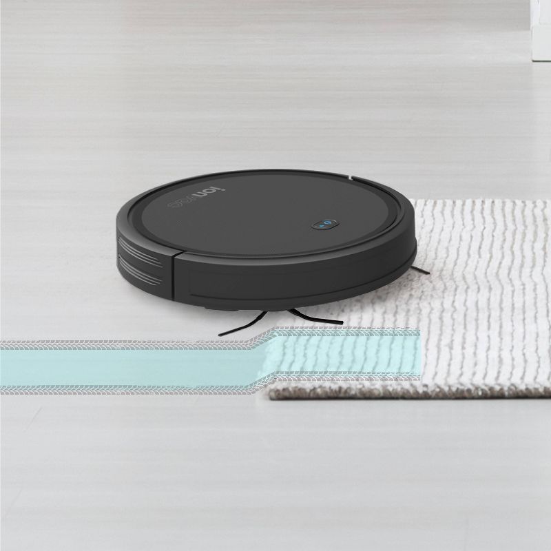 bObsweep PetHair Vision Wi-Fi Connected Robot Vacuum Cleaner and Mop - Steel