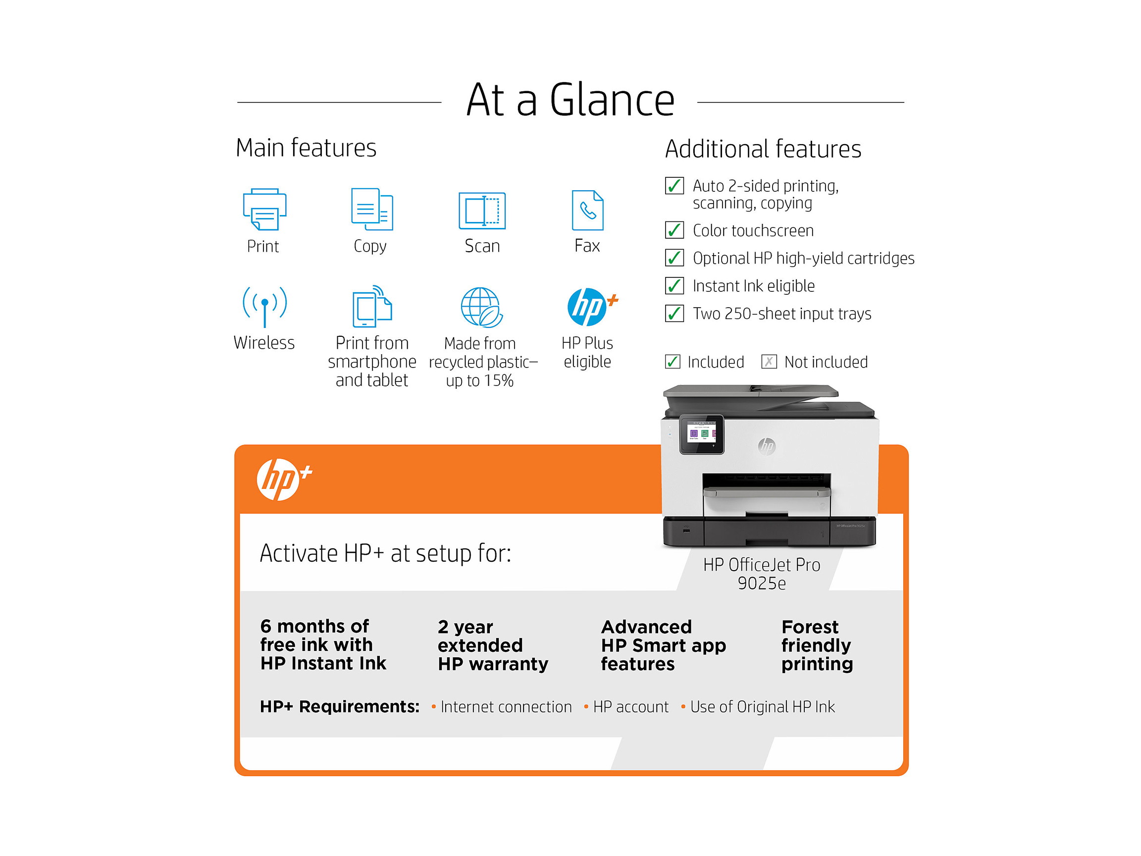 HP ENVY 6055e All-in-One Printer w/ 6 Months Free Ink through HP Plus