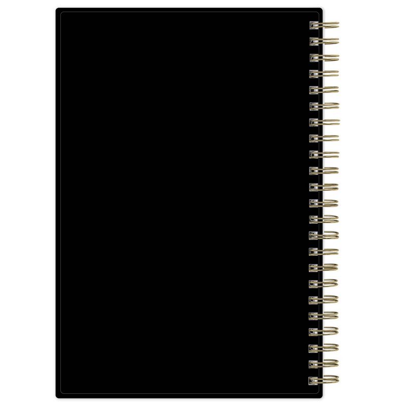 2021-22 Academic Planner 5" x 8" Flexible Plastic Cover Wirebound Weekly/Monthly Black - Day Designer
