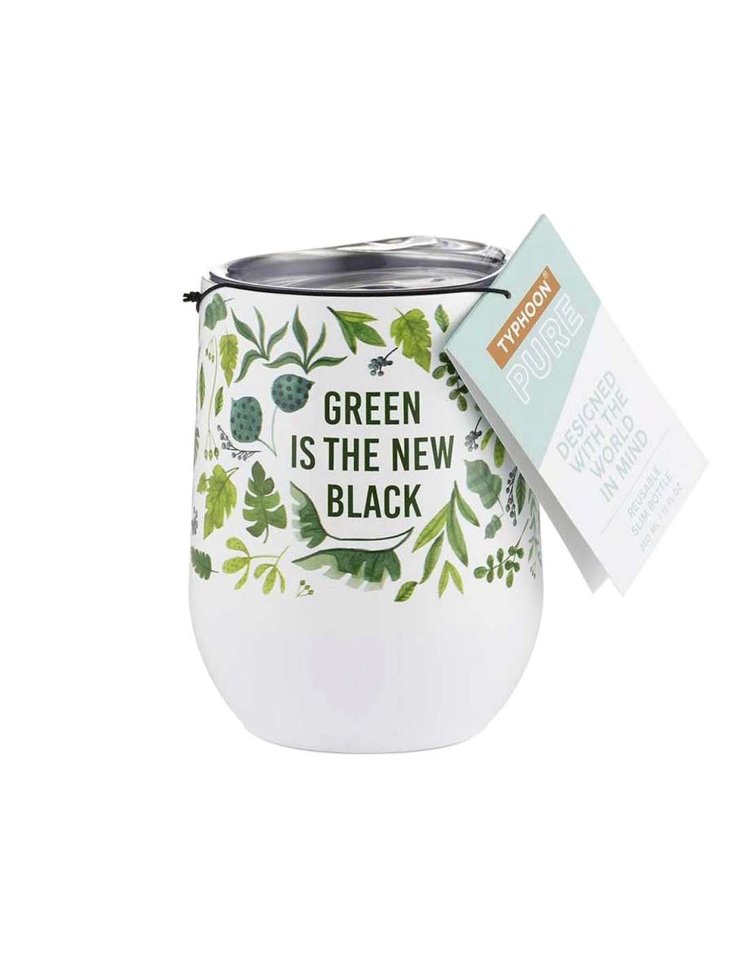 Melbify Roll Sip Transparent Cocktail Glass with straw 250ml - Set of 2